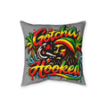 Gotcha Hooked Rasta Pillowcase – Colorful Reggae Decorative Throw Pillow